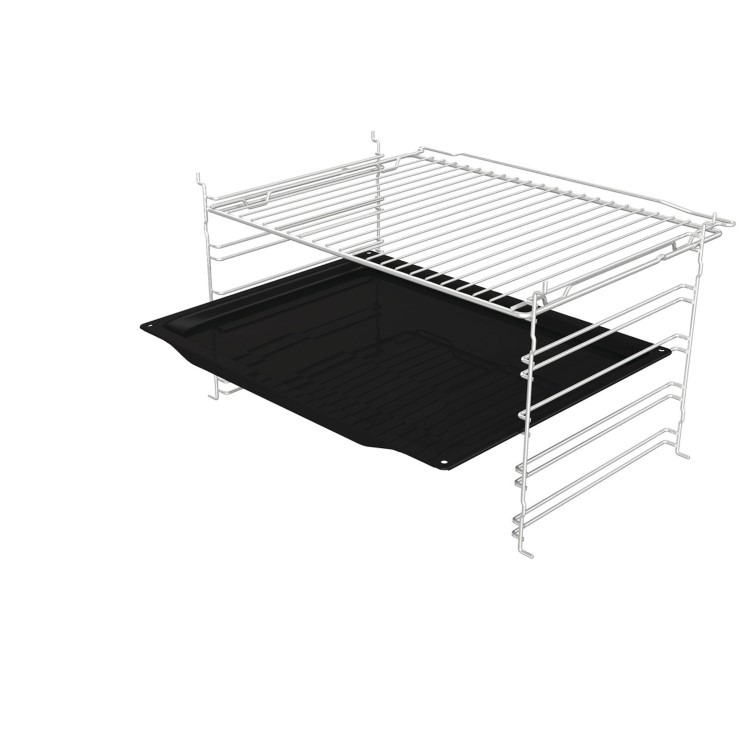 Refurbished Hisense BI64211PX 60cm Single Built In Electric Oven with Pyrolytic Cleaning Stainless Steel