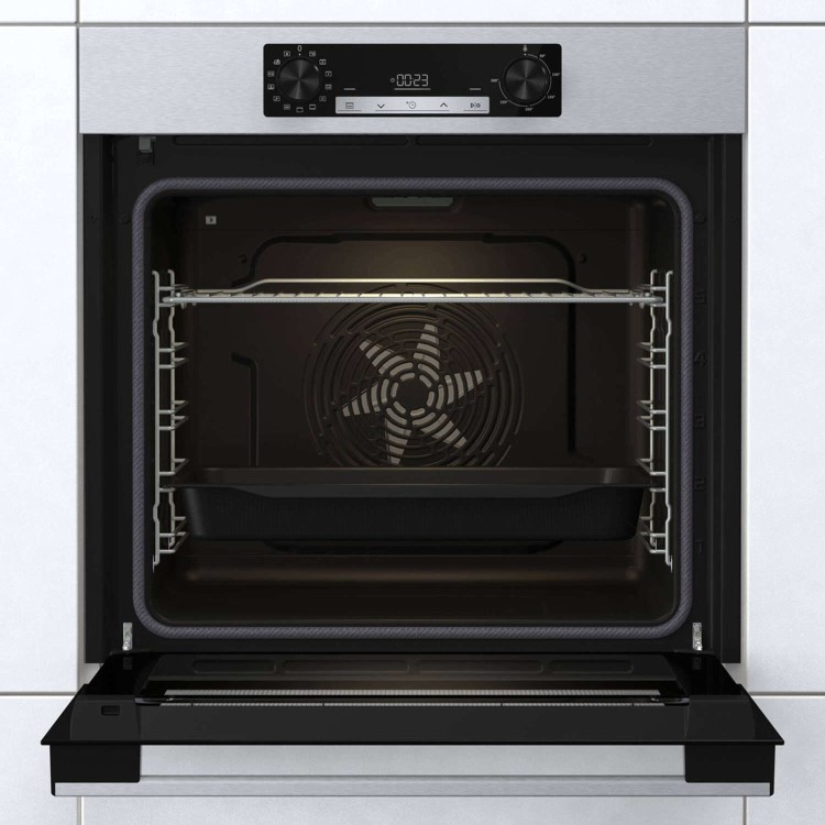 Refurbished Hisense BI64211PX 60cm Single Built In Electric Oven Stainless Steel