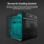 Hisense Hi4 BlackLine Built In Electric Single Steam Oven - Black