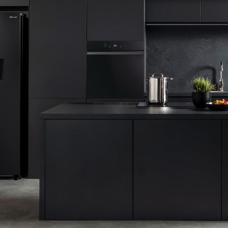 Hisense Hi4 BlackLine Built In Electric Single Steam Oven - Black
