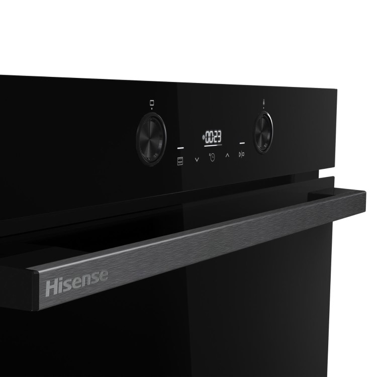 Hisense Hi4 BlackLine Built In Electric Single Steam Oven - Black