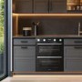 Hisense Built-Under Electric Double Oven - Black