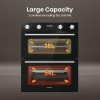 Hisense BID75211BGUK Electric Built Under Double Oven - Black