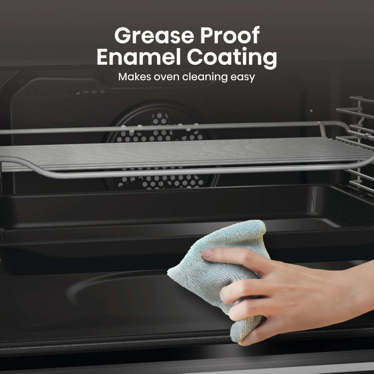 Hisense Built-Under Electric Double Oven - Black