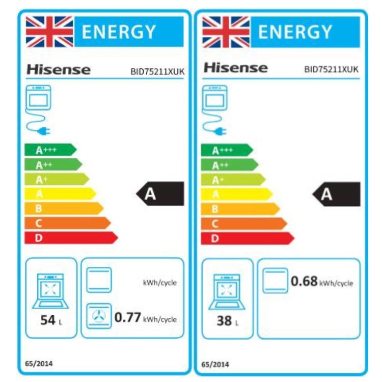 Hisense BID75211XUK Built-Under Electric Double Oven - Stainless Steel  