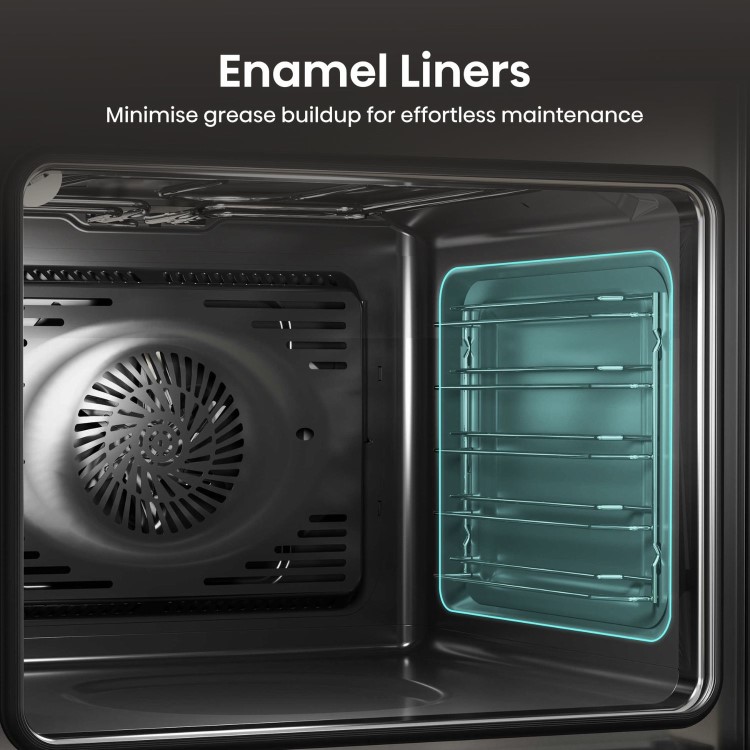 Hisense Hi6 BID914221AX Built-In Electric Double Oven - Stainless Steel