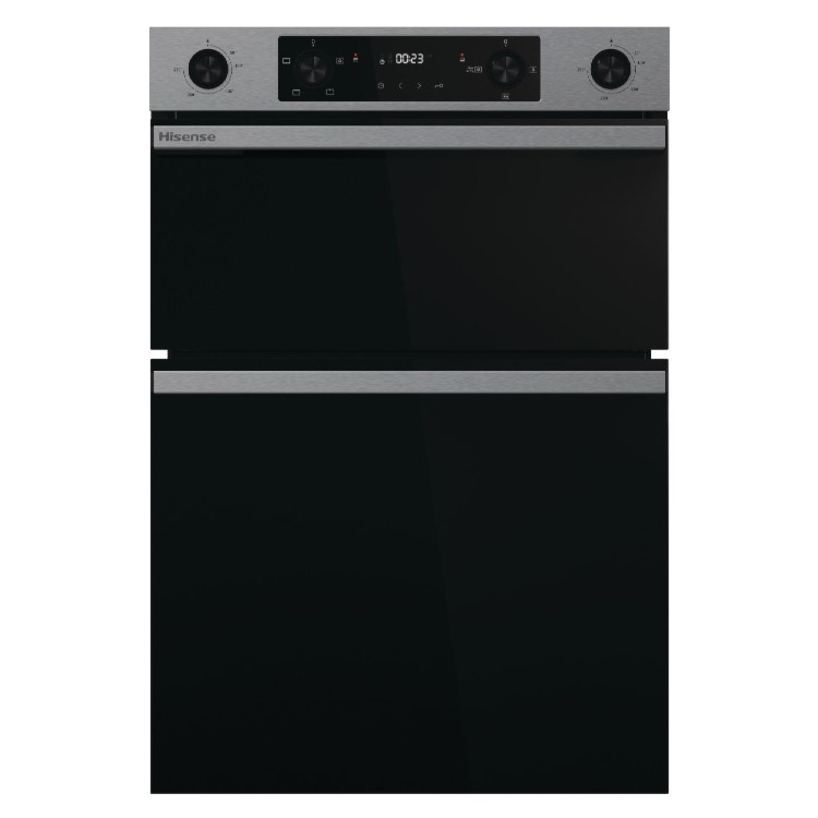 Hisense Hi6 Built-In Electric Double Oven - Stainless Steel