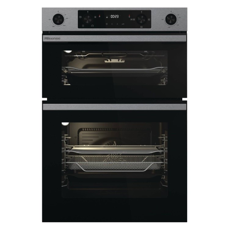 Hisense Hi6 Built-In Electric Double Oven - Stainless Steel