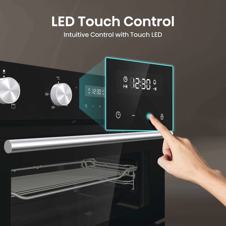 Hisense BID95211BGUK Built-In Electric Double Oven - Black