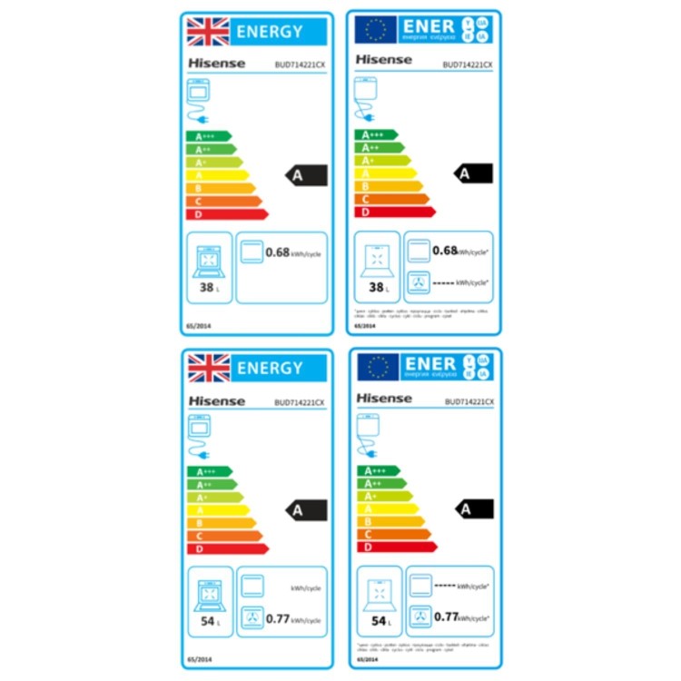 Hisense BID99222CXUK Built-In Electric Double Oven - Stainless Steel  