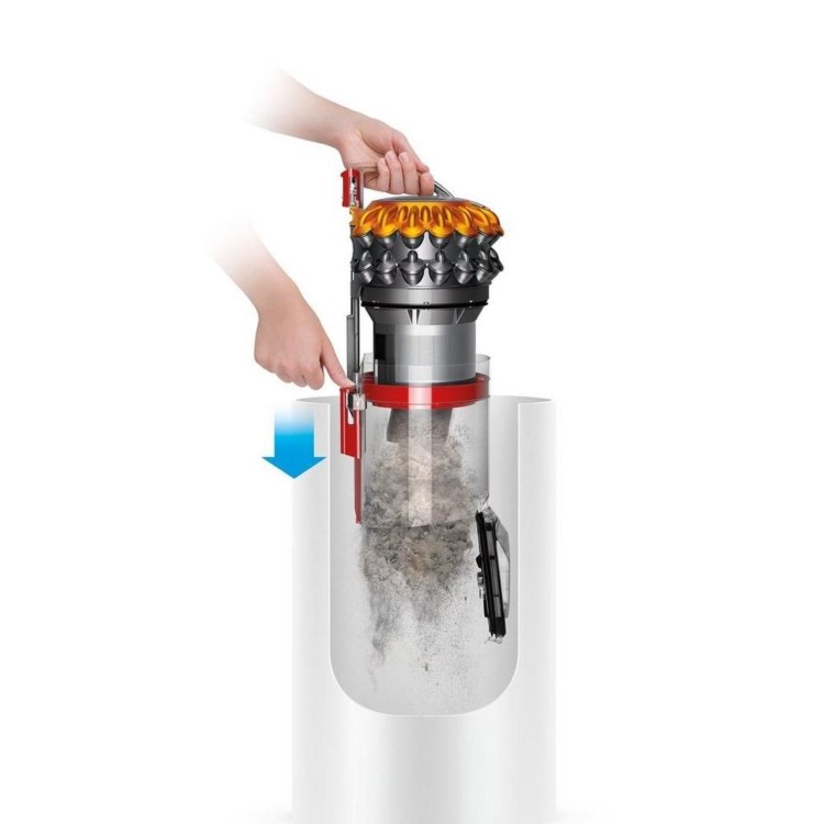 Dyson Big Ball Multi Floor 2 Cylinder Corded Vacuum Cleaner - Iron & Yellow