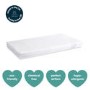 Breathable Pocket Sprung Cot Bed Mattress 120 x 60 cm - Billie