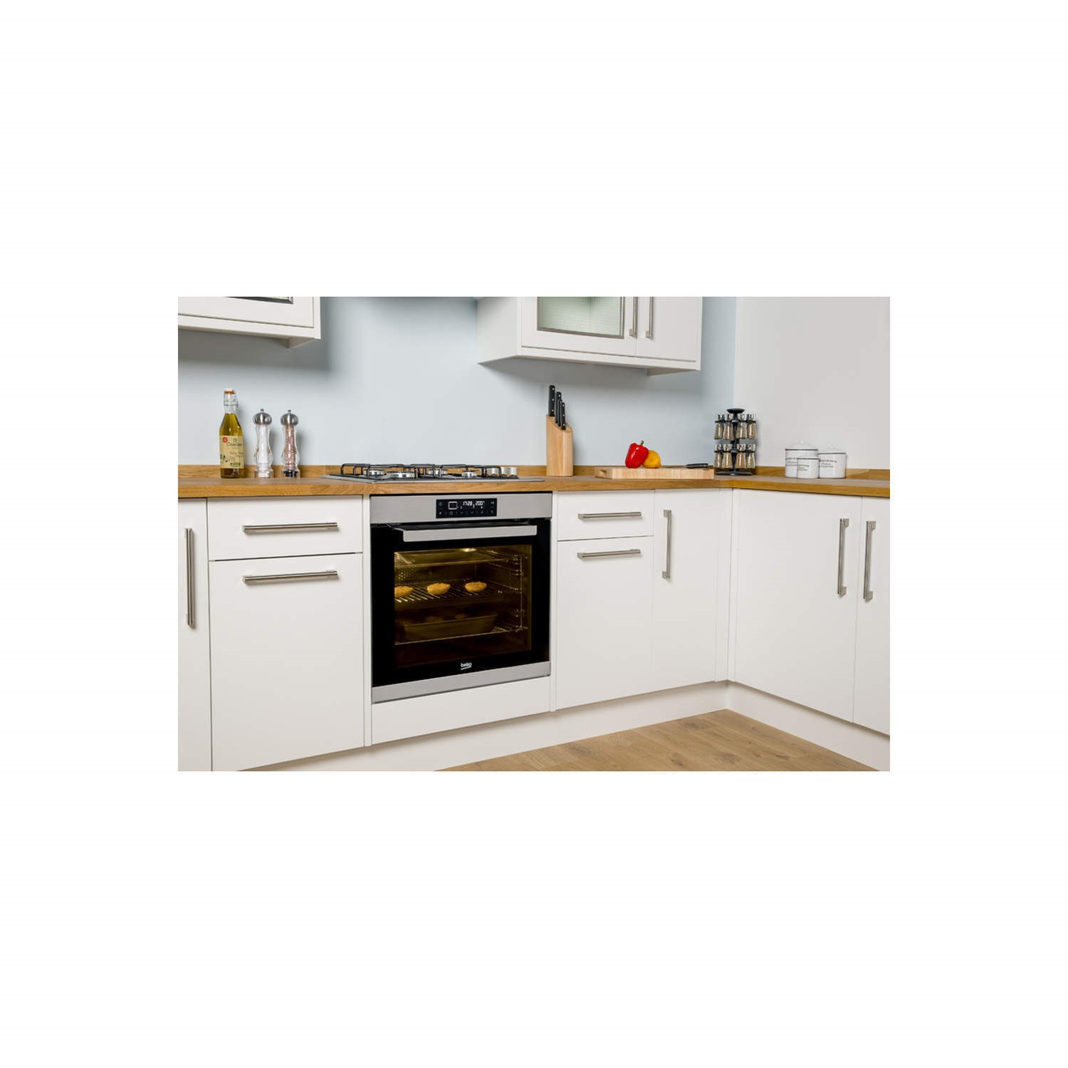 BEKO BIM32400XP 14 Function Electric Builtin Single Oven With Self