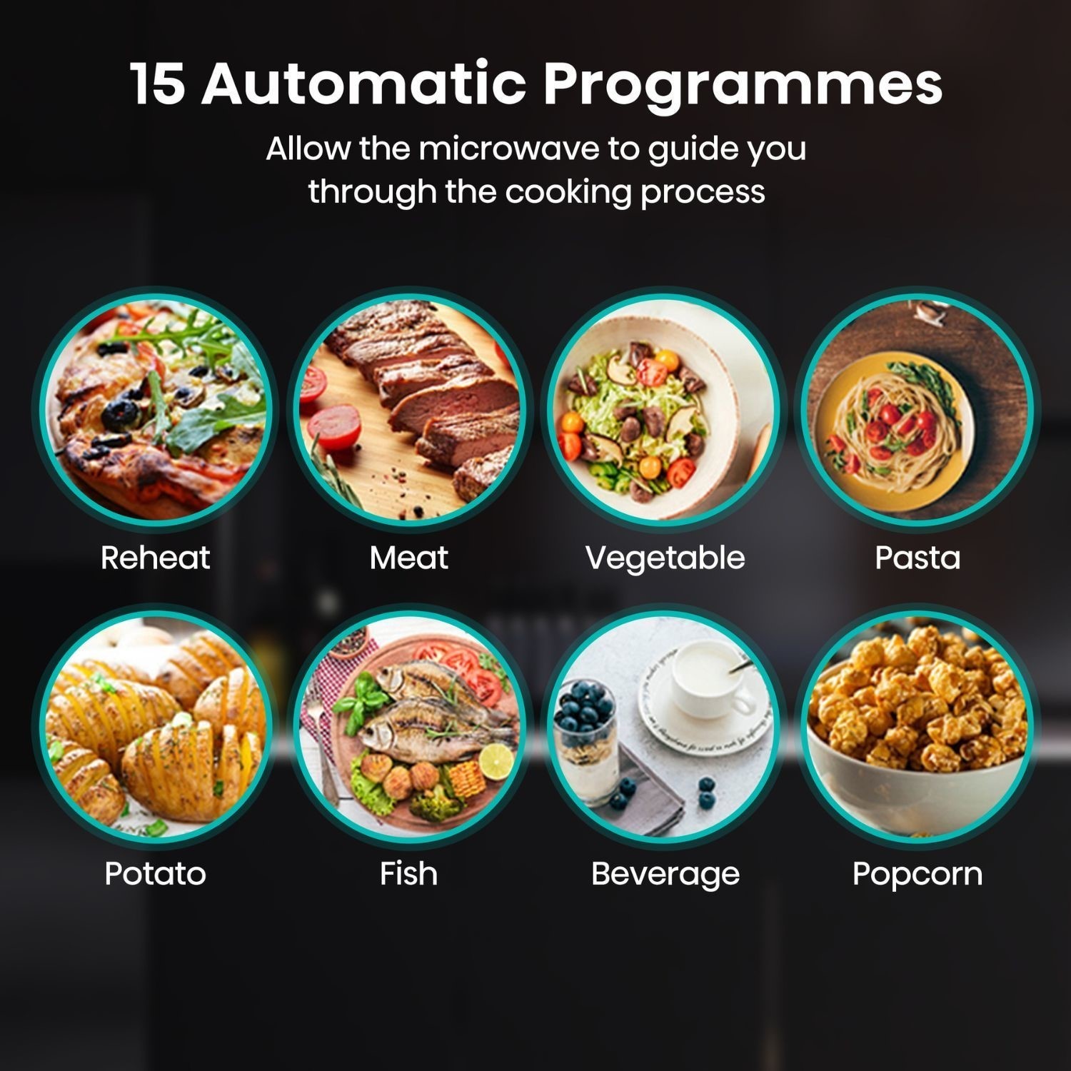 Automatic cooking programmes.