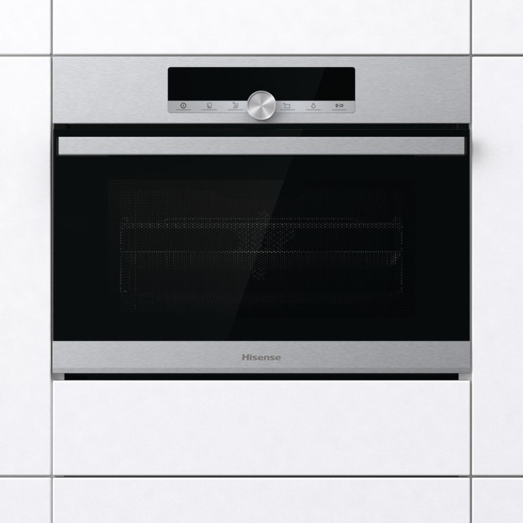 Refurbished Hisense BIM44321AX Built In 50L 1000W Combination Microwave Oven Stainless Steel