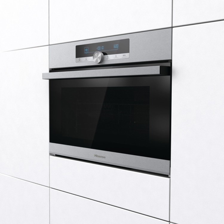 Refurbished Hisense BIM44321AX Built In 50L 1000W Combination Microwave Oven Stainless Steel