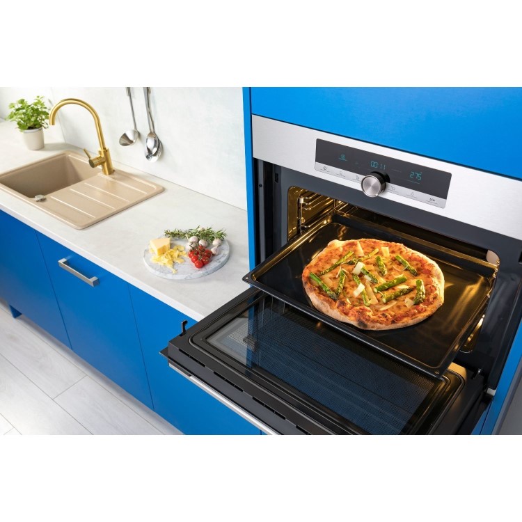Refurbished Hisense BIM44321AX Built In 50L 1000W Combination Microwave Oven Stainless Steel