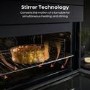 Hisense Electric Single Oven with Microwave - Black