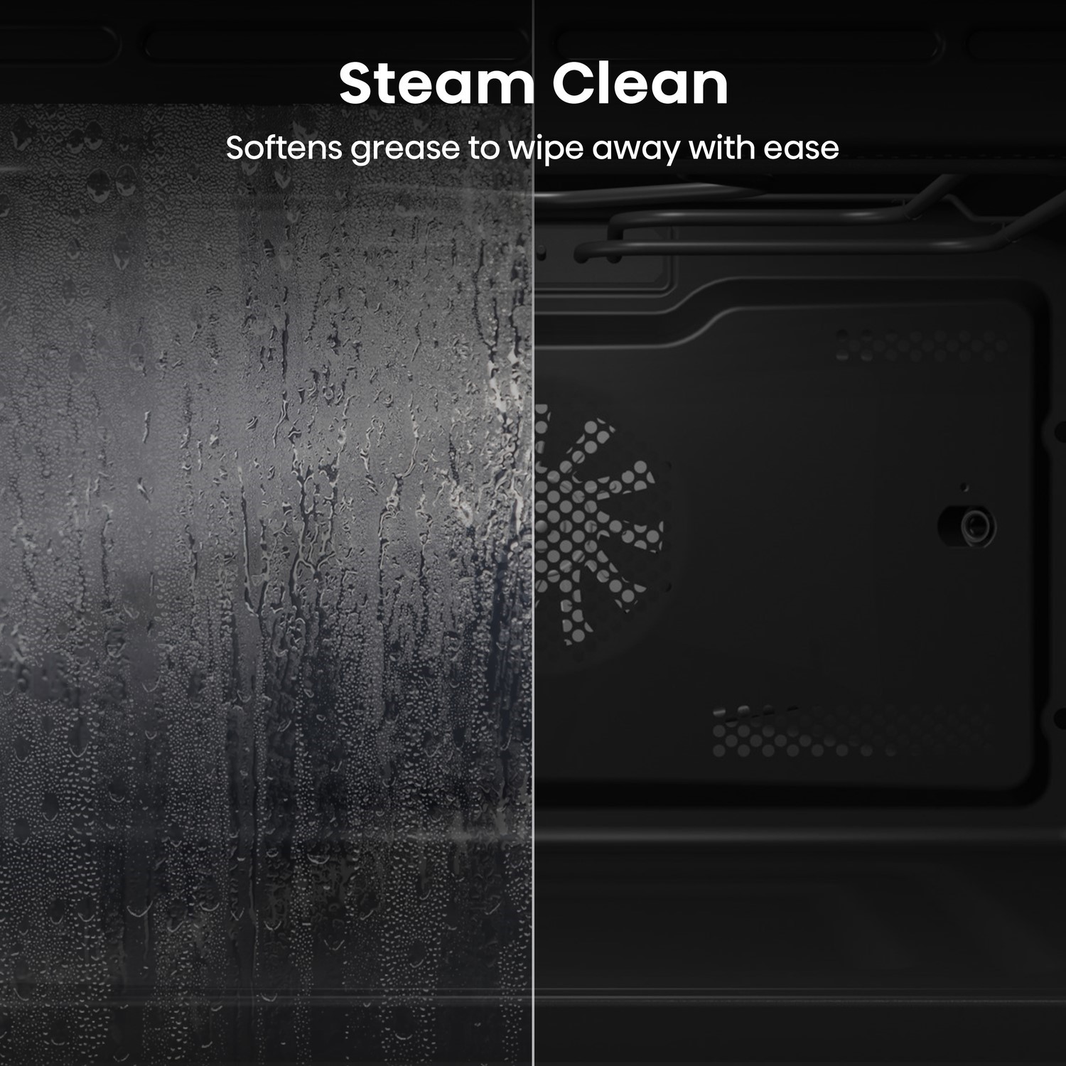 Steam clean microwave.