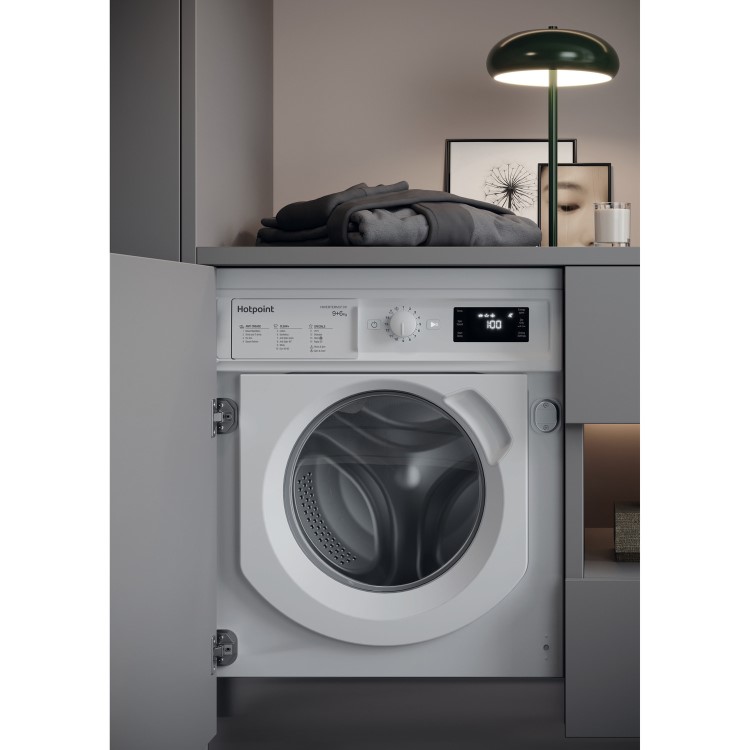 Hotpoint Anti-Stain 9kg Wash 6kg Dry 1400rpm Integrated Washer Dryer - White