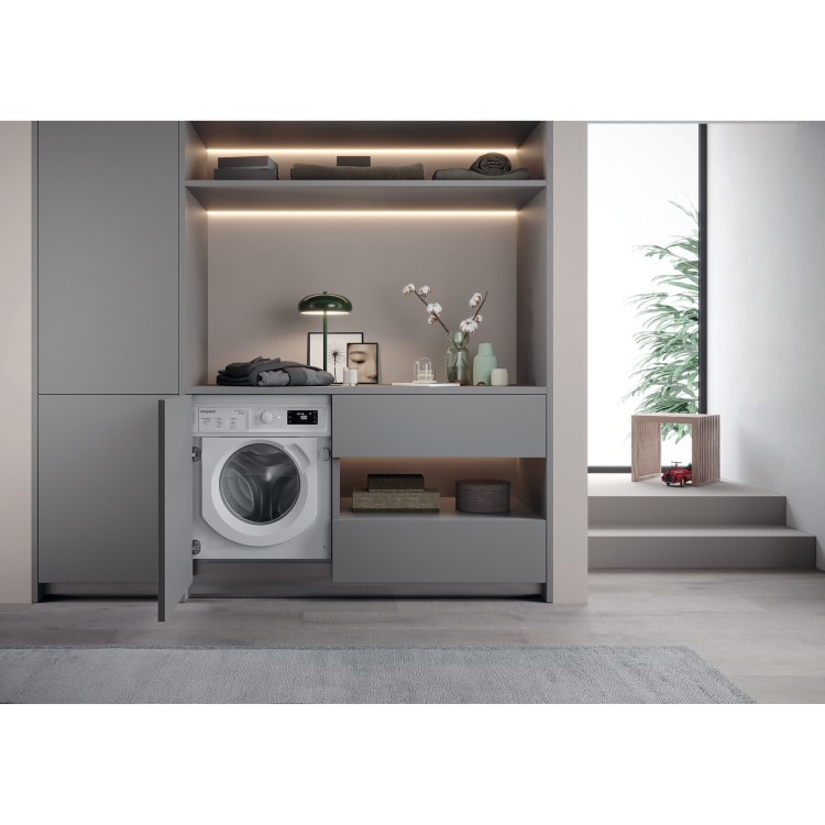 Hotpoint Anti-Stain 9kg Wash 6kg Dry 1400rpm Integrated Washer Dryer - White