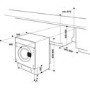 HOTPOINT BIWDHL7128 7kg Wash 5kg Dry 1200rpm Integrated Washer Dryer - White