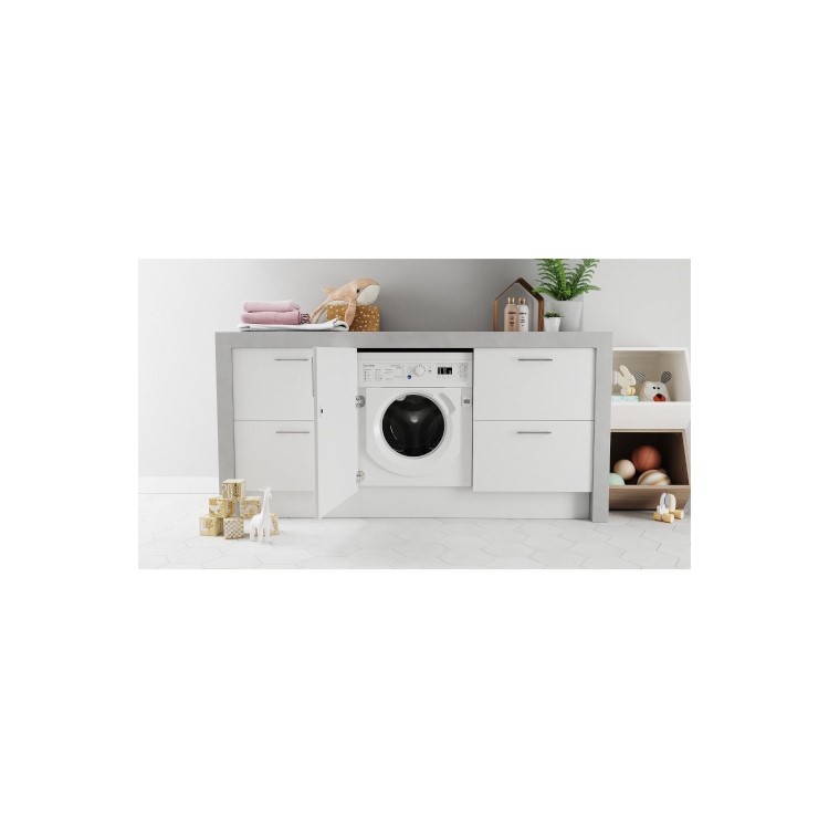 Indesit 8kg Wash 6kg Dry 1200rpm Integrated Washer Dryer