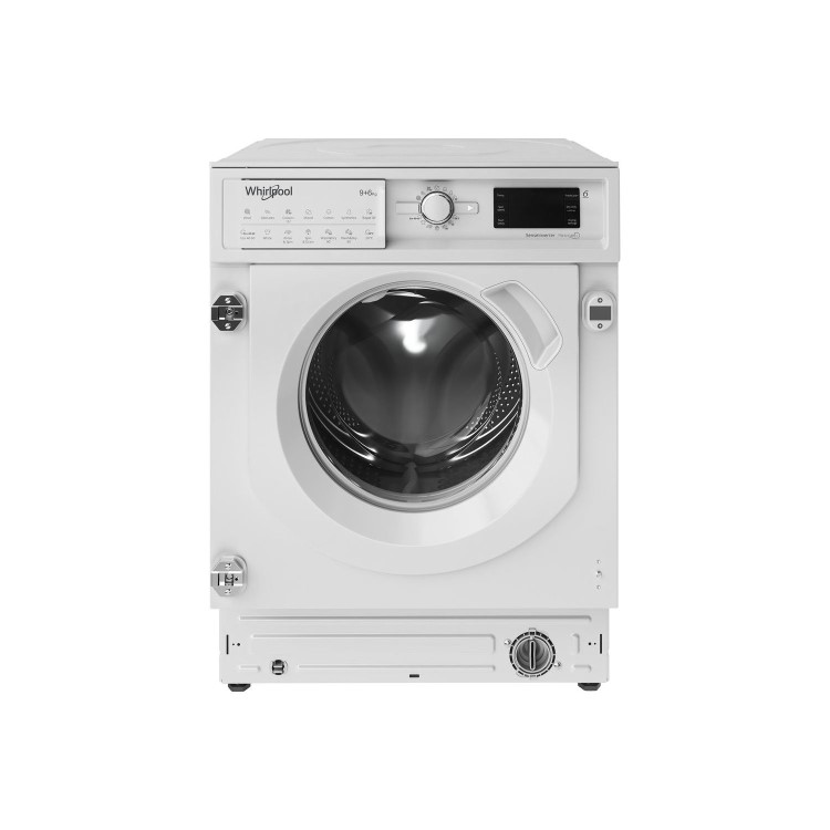 Refurbished Whirlpool BIWDWG961485 Integrated 9/6KG 1400 Spin Washer Dryer White