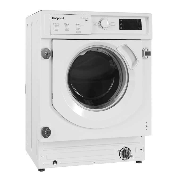 Hotpoint Anti-stain 8kg 1400rpm Integrated Washing Machine - White