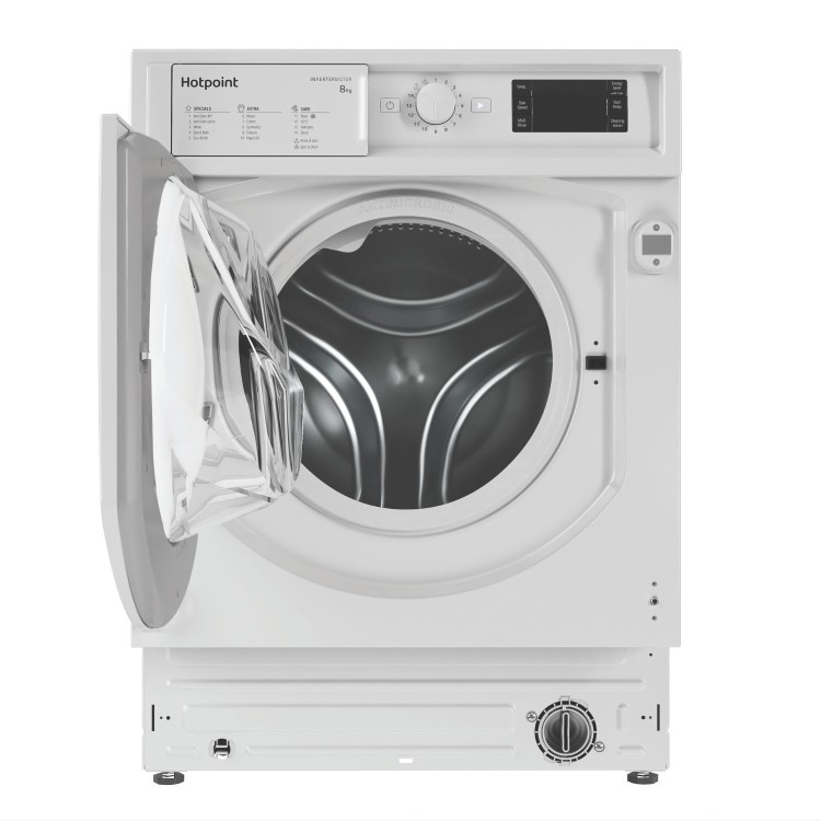 Hotpoint Anti-stain 8kg 1400rpm Integrated Washing Machine - White