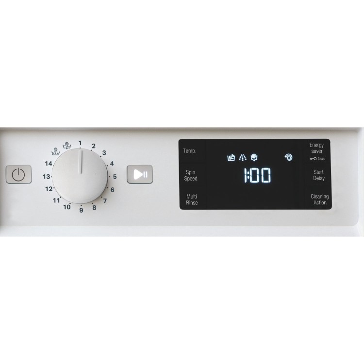 Hotpoint Anti-stain 8kg 1400rpm Integrated Washing Machine - White