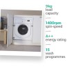 Indesit 9kg 1400rpm Integrated Washing Machine