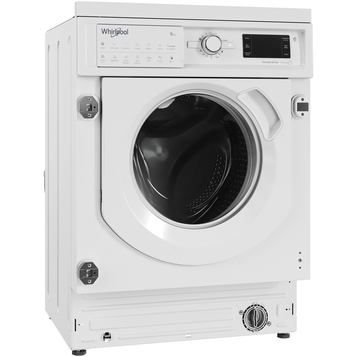 Whirlpool 9kg 1400rpm Integrated Washing Machine White BuyItDirect.ie