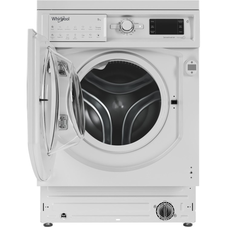 Refurbished Whirlpool 6th sense BIWMWG91485UK Integrated 9KG 1400 Spin Washing Machine White