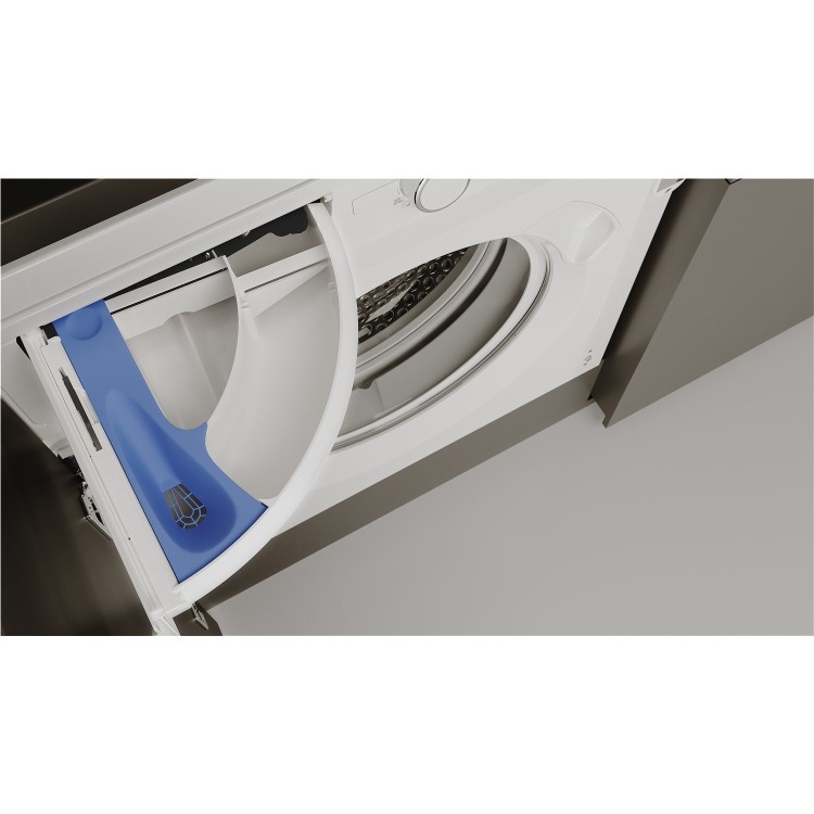 Refurbished Whirlpool 6th sense BIWMWG91485UK Integrated 9KG 1400 Spin Washing Machine White