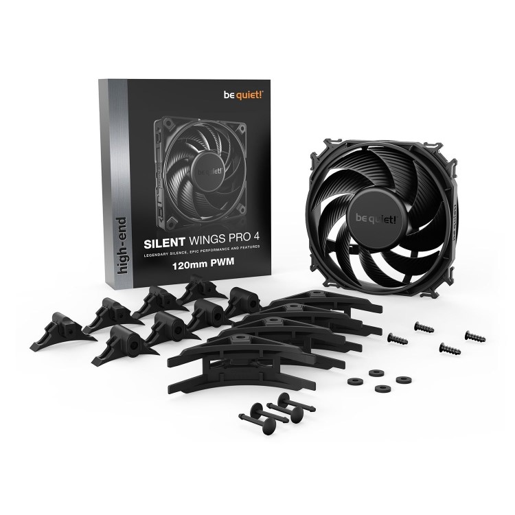 Be quiet! 120mm Silent Wings Pro 4 PWM Quiet Fan