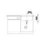 Single Bowl Anthracite Composite Kitchen Sink - Blanco Subline 500-U 