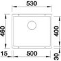 GRADE A1 - Blanco BL450808 Subline 500-U Silgranit Puradur Ii  Champagne