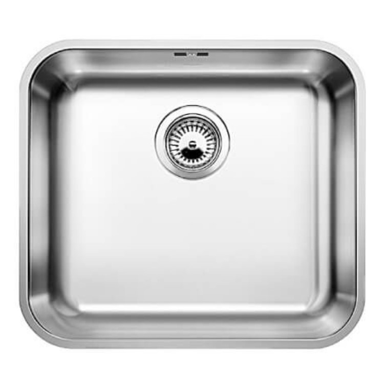 Blanco Supra 450-U Single Bowl Undermount Chrome Stainless Steel Kitchen Sink