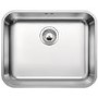 Blanco Supra 500-U Single Bowl Undermount Chrome Stainless Steel Kitchen Sink