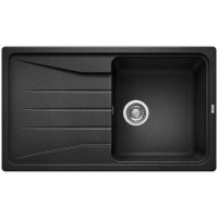 Single Bowl Anthracite Composite Kitchen Sink with 500mm Reversible Drainer - Blanco Sona 
