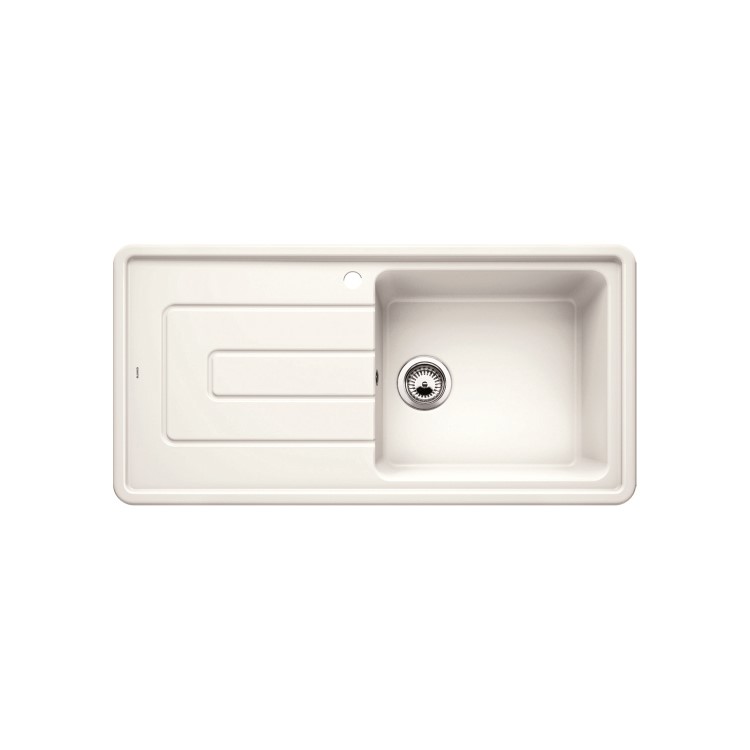 Blanco Tolon Xl 6S Cry Single Bowl Reversible Drainer Ceramic Sink White Inset Kitchen Sink