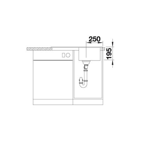 Blanco Tolon Xl 6S Cry Single Bowl Reversible Drainer Ceramic Sink White Inset Kitchen Sink