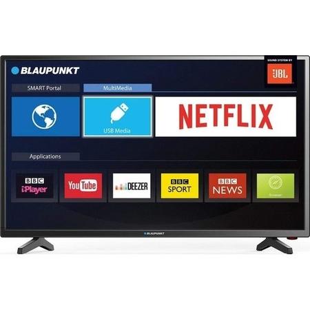 Refurbished Blaupunkt BLA-32/138M-GB-11B4-EGPX-UK 32 Inch HD Ready LED Smart TV with Freeview HD 3 x HDMI Scart and USB Record Energy Class A+