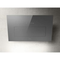 Refurbished Elica Bloom BLOOM-STD-GR 85cm Angled Cooker Hood Grey Glass