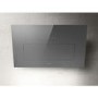 Refurbished Elica Bloom BLOOM-STD-GR 85cm Angled Cooker Hood Grey Glass