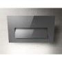 Refurbished Elica Bloom BLOOM-STD-GR 85cm Angled Cooker Hood Grey Glass