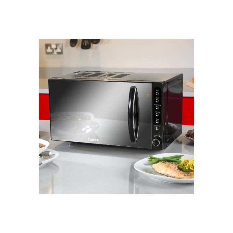 Tower BM004 800W 20L Freestanding Microwave  - Black