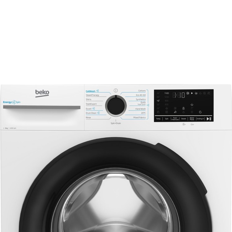 Beko IronFast RecycledTub® 9kg 1400rpm Washing Machine - White