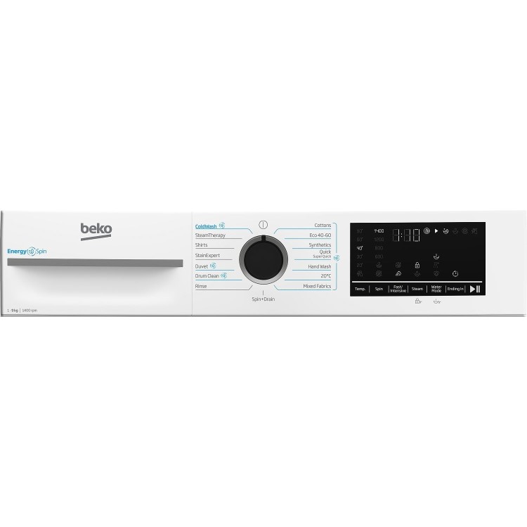 Beko IronFast RecycledTub® 9kg 1400rpm Washing Machine - White